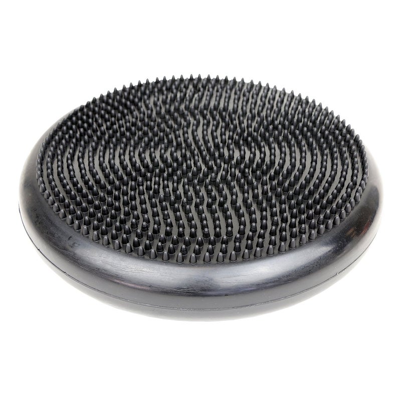 Cando-30-1870 CanDo Inflatable Balance Disc for Balance Training, Proprioception, Strengthening Lower Extremities, Posture, Back Pain, Stress Relief, Restlessness and Anxiety. Black, 14â€ Diameter - Image 1